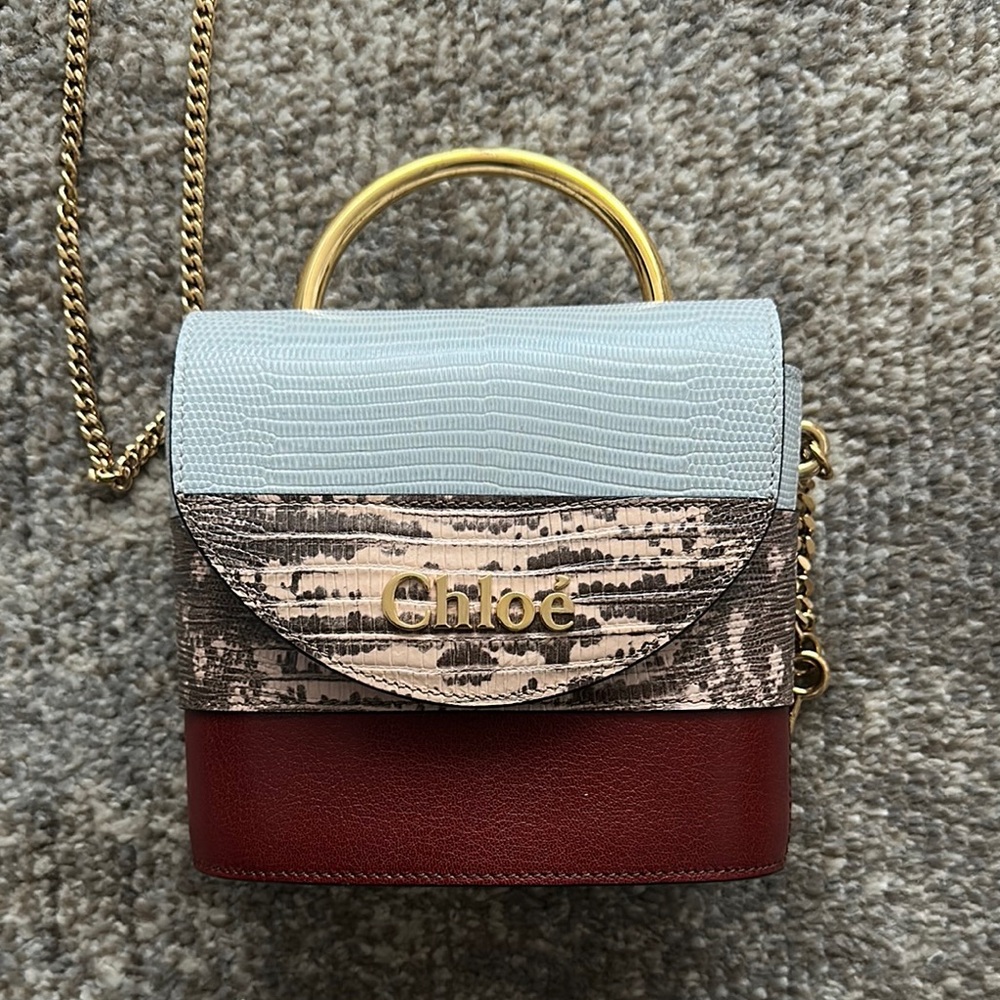 Chloé discontinued style multicolor handbag